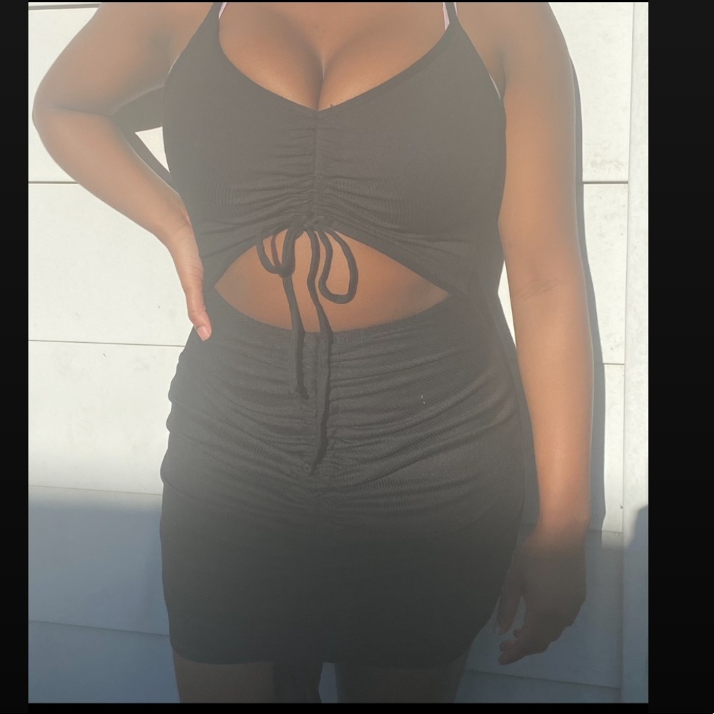 Black Cut Out Dress
